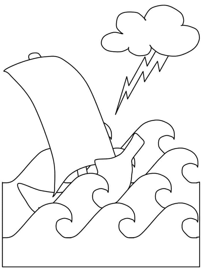 Cute Tornado Coloring Pages
