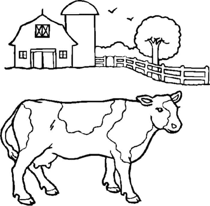 Dltk Farm Animal Coloring Pages