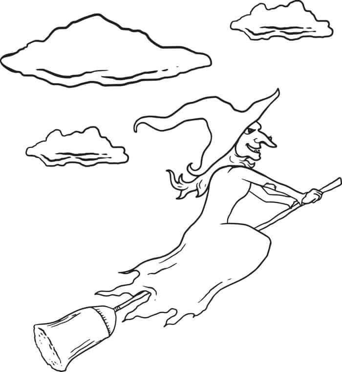 Evil Witch Coloring Pages