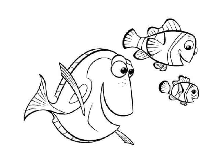 Finding Dory Coloring Pages Michaels