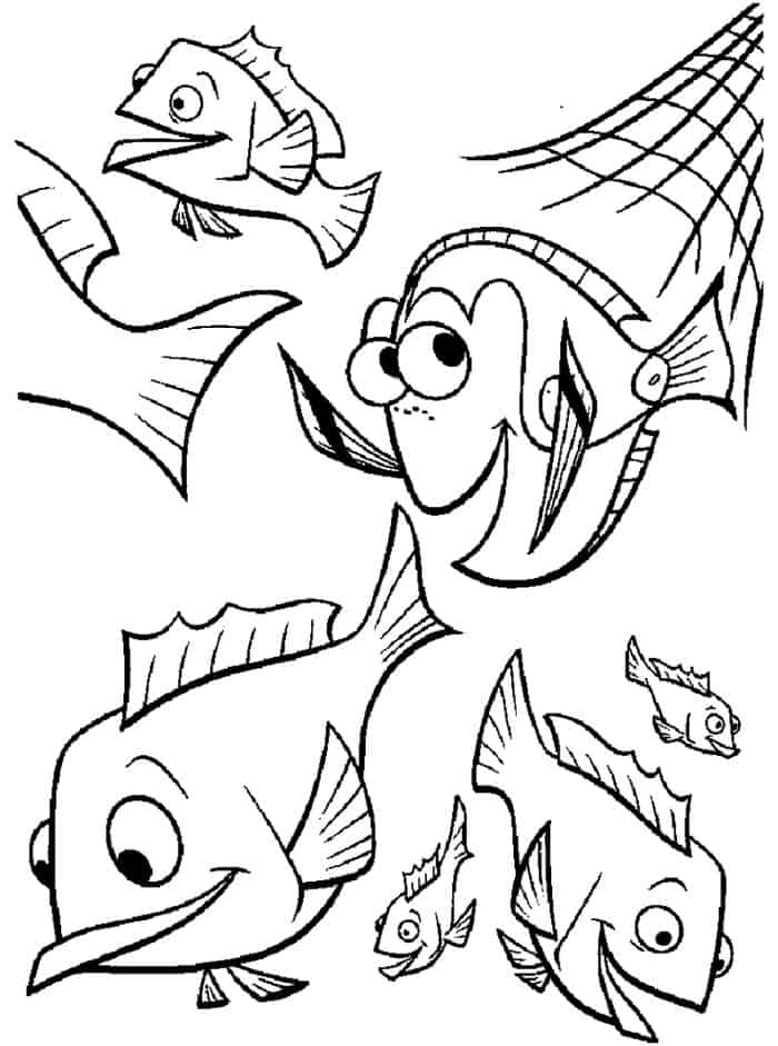 Finding Dory Kids Coloring Pages