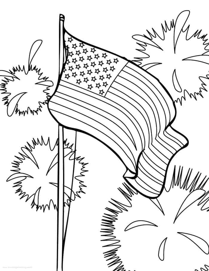Firecracker 4th Of July Coloring Pages
