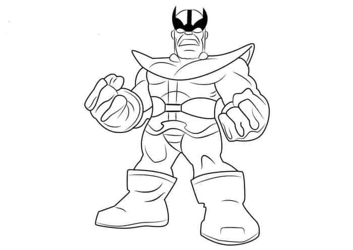 Fortnite Thanos Coloring Pages