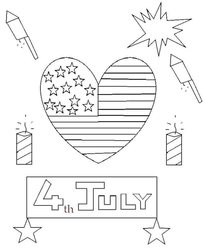 Free Coloring Pages 4th Of July