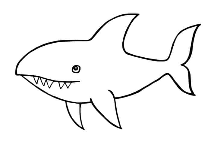 Free Coloring Pages Shark