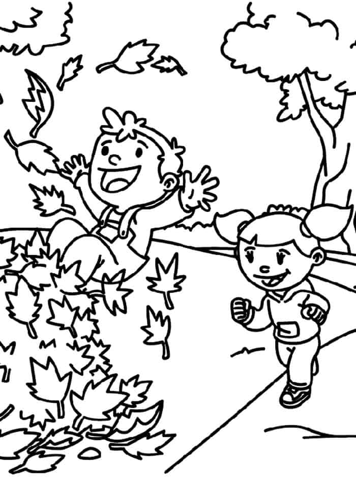 Free Printable Autumn Coloring Pages