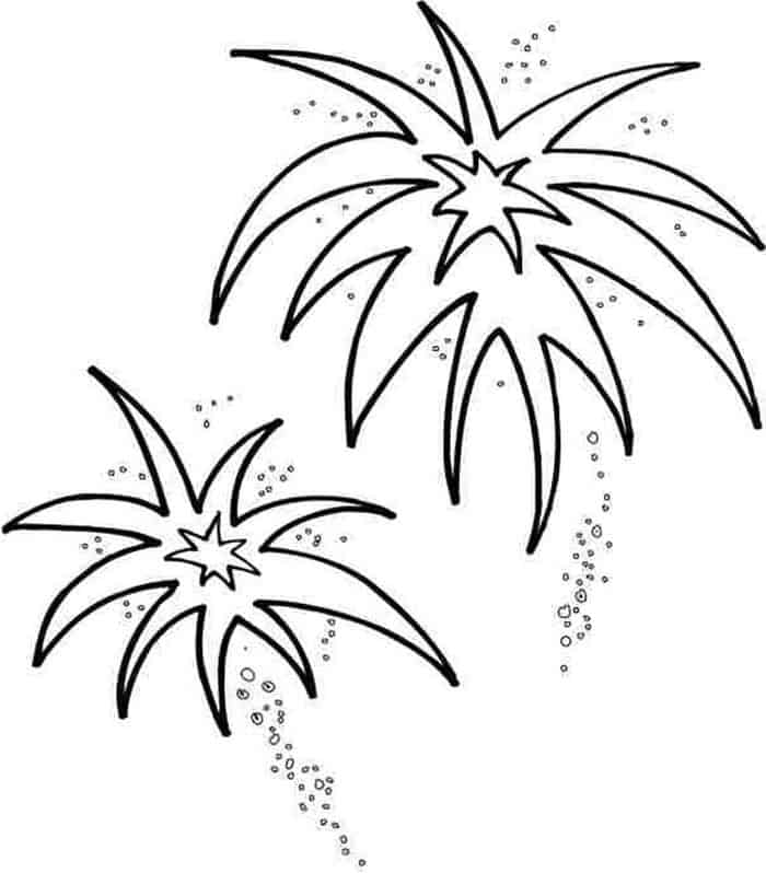 Free Printable Coloring Pages Fireworks