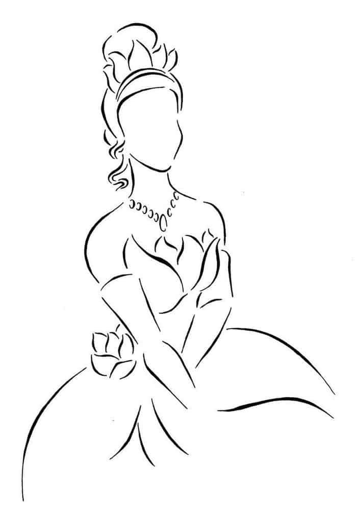 Free Printable Coloring Pages Tiana