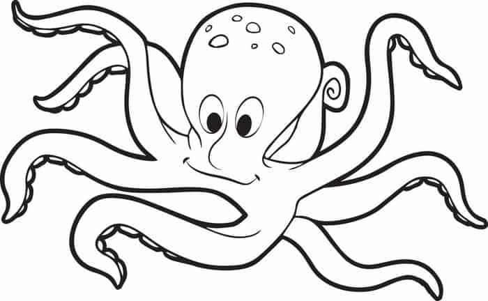 Free Printable Octopus Coloring Pages