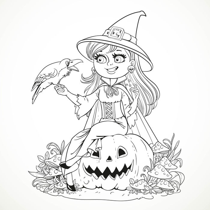 Halloween Coloring Pages Witch