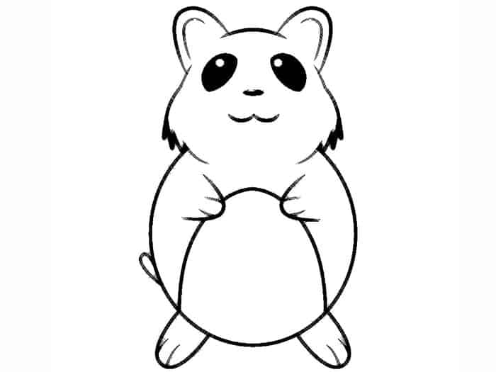 Hamster Coloring Pages Eaesy