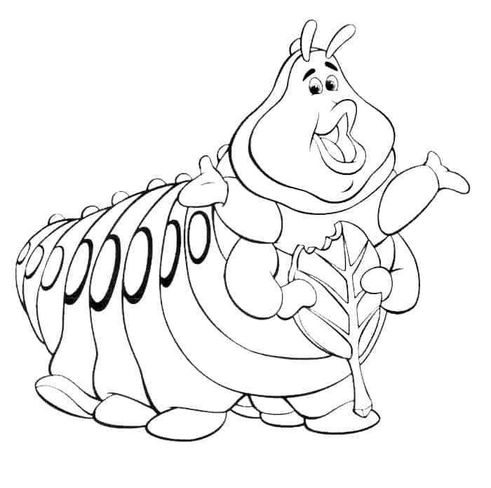 Hungry Caterpillar Coloring Pages