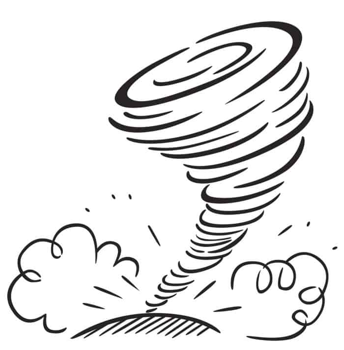Images Coloring Pages Tornado
