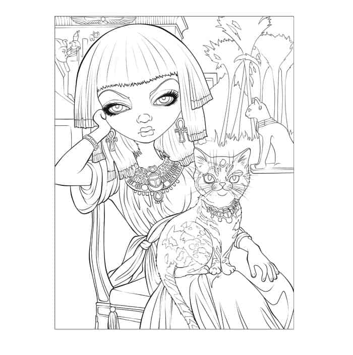 Jasmine Becket Griffith Coloring Pages