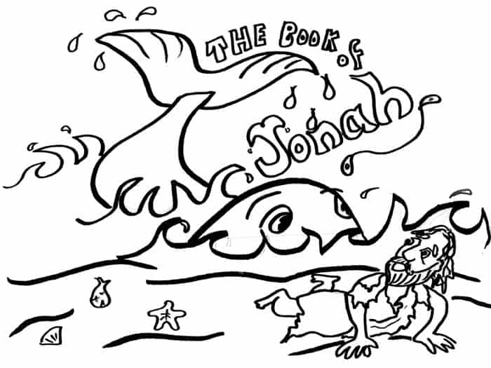 Jonah And Whale Coloring Pages