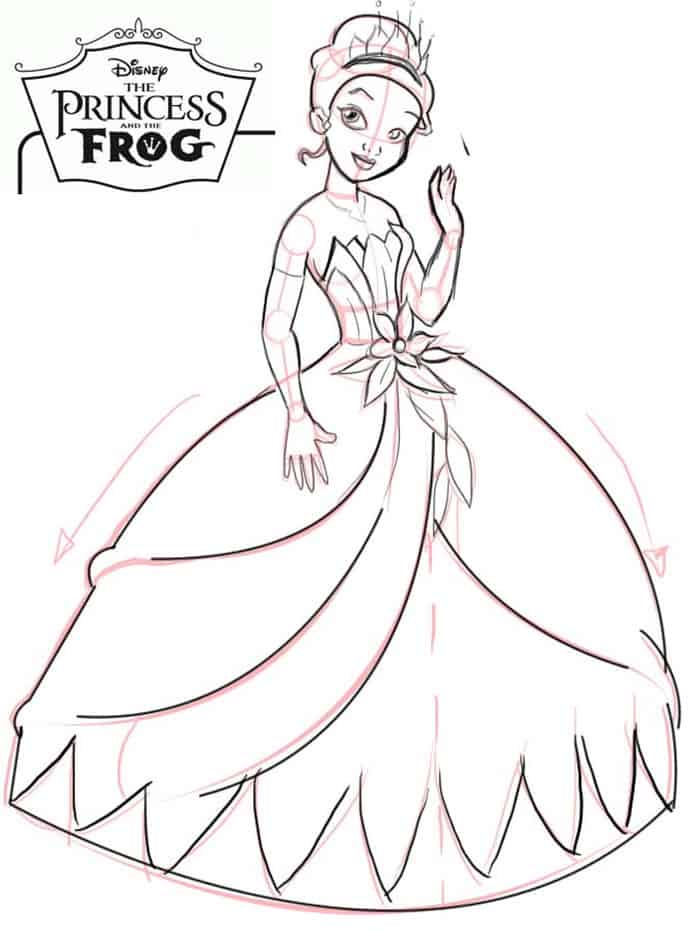 Legal Paper Disney Tiana Coloring Pages