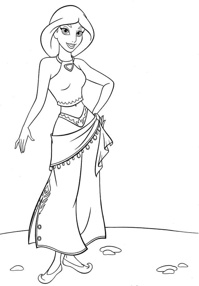 Little Jasmine Coloring Pages