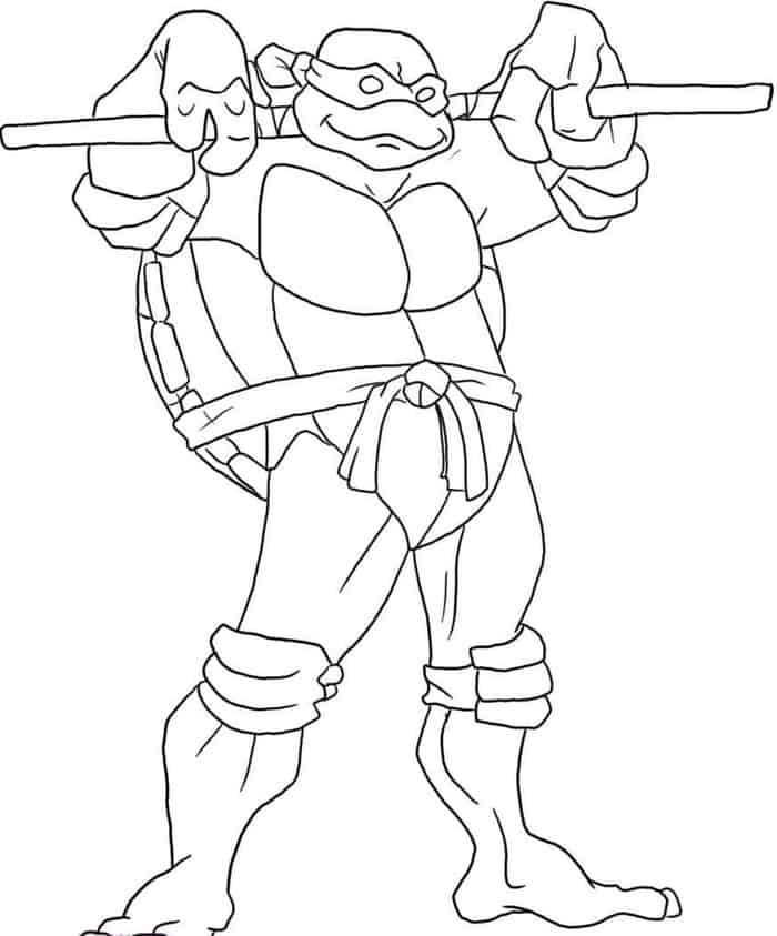 Ninja Turtle Coloring Pages Online