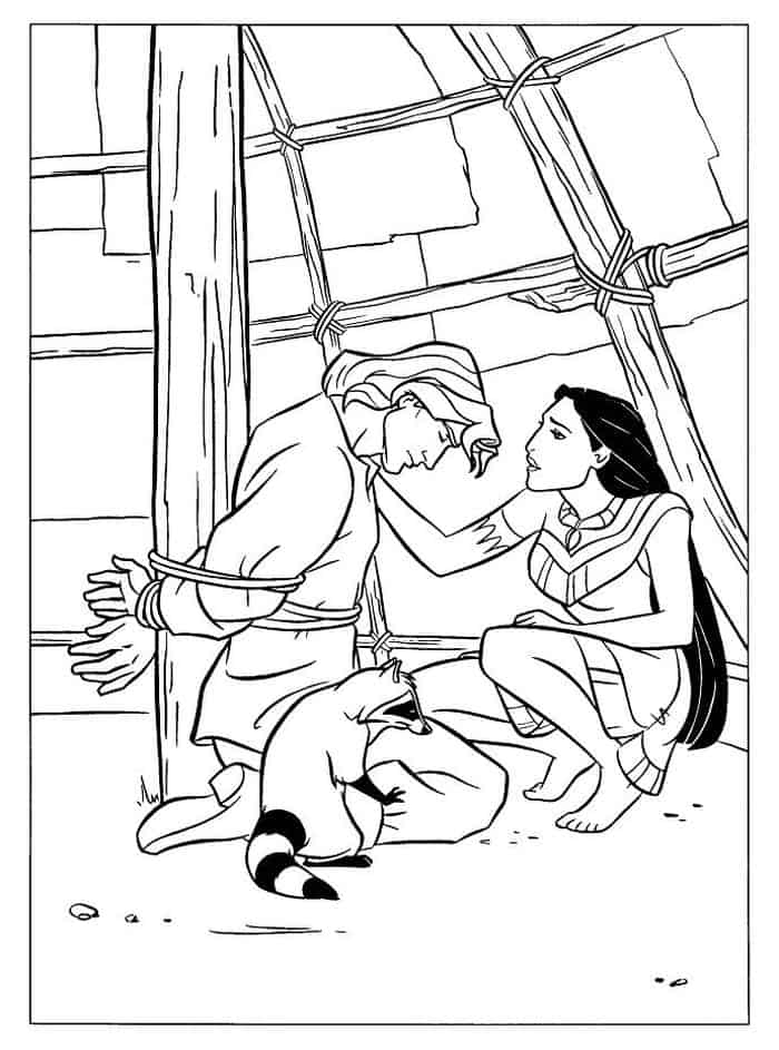 Pocahontas Printable Coloring Pages