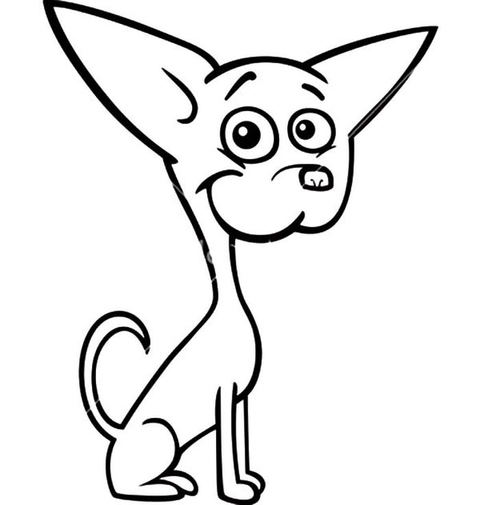 Pound Puppy Chihuahua Coloring Pages