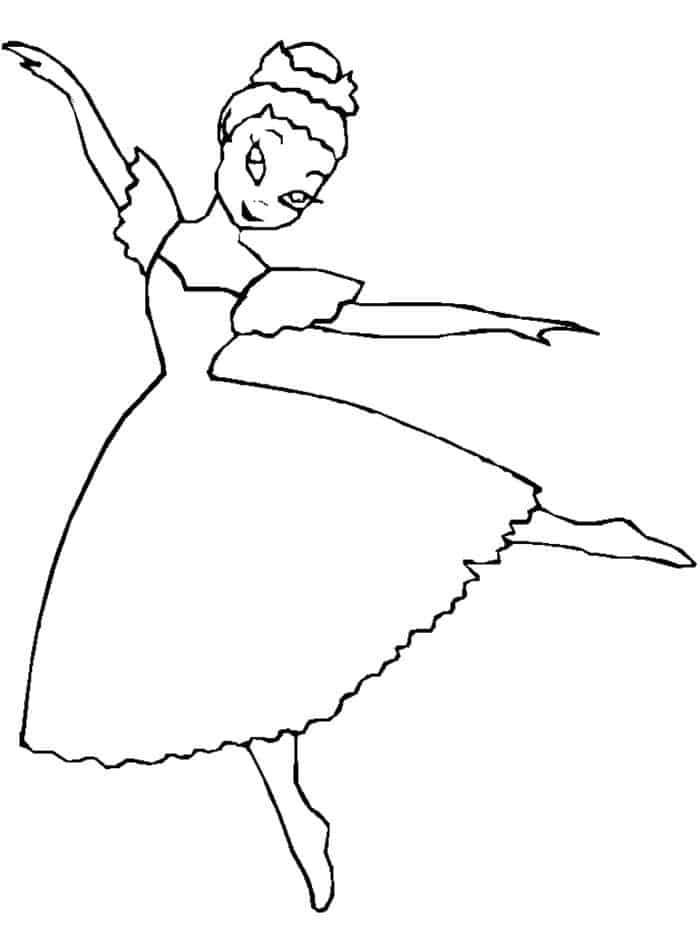 Princess Coloring Pages Ballerina