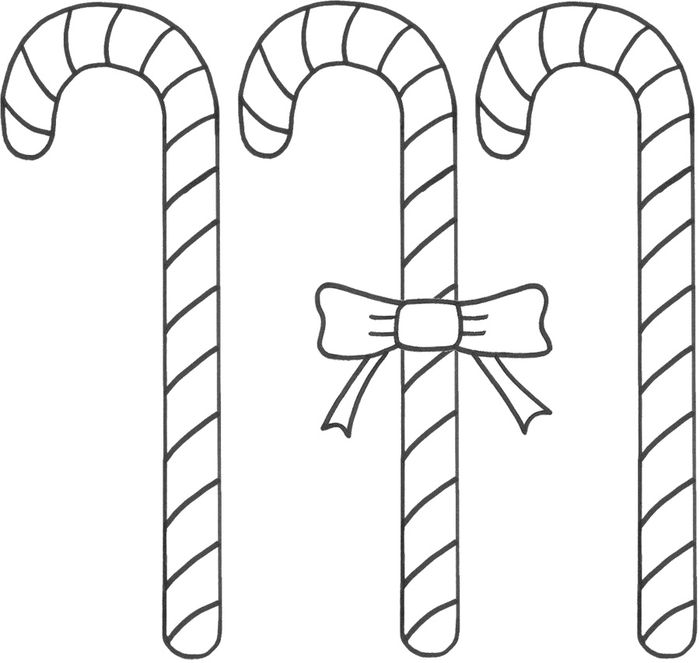 Printable Coloring Pages Candy Cane