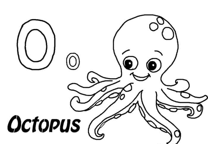 Printable Coloring Pages Of Octopus