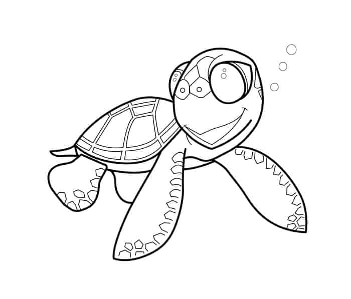 Sea Turtle Coloring Pages 1