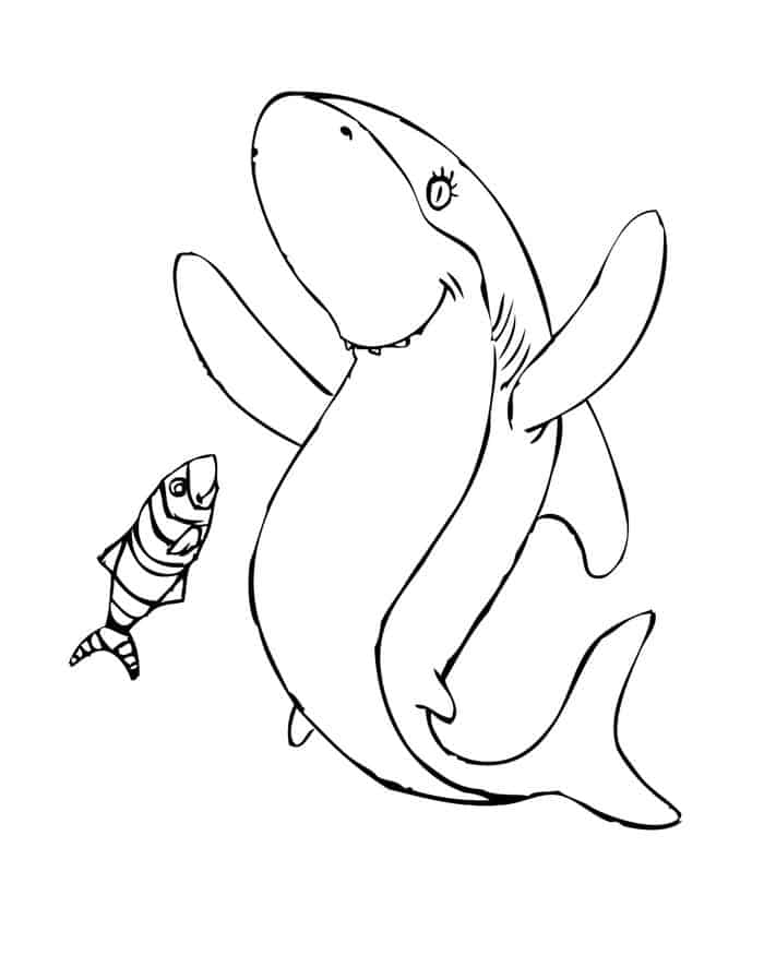 Shark Coloring Pages Free