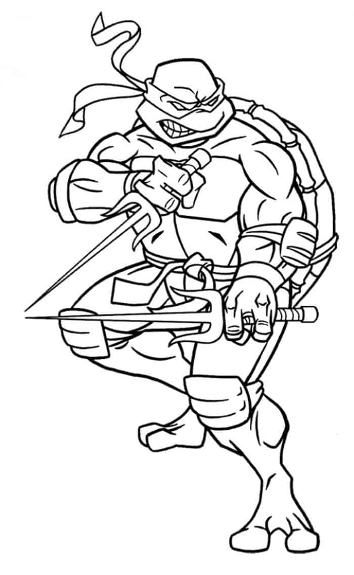 Teenage Mutant Ninja Turtle Coloring Pages