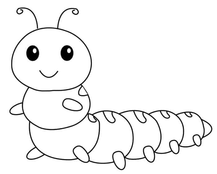 The Caterpillar Coloring Pages