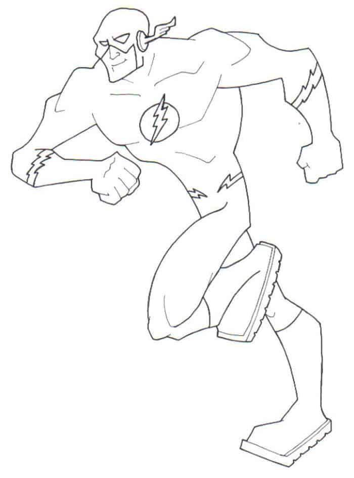 The Flash Cw Coloring Pages
