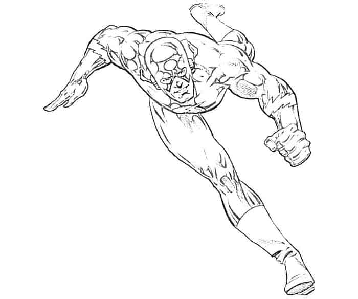 The Flash Free Coloring Pages 2018 Cw