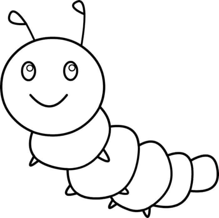 The Hungry Caterpillar Coloring Pages
