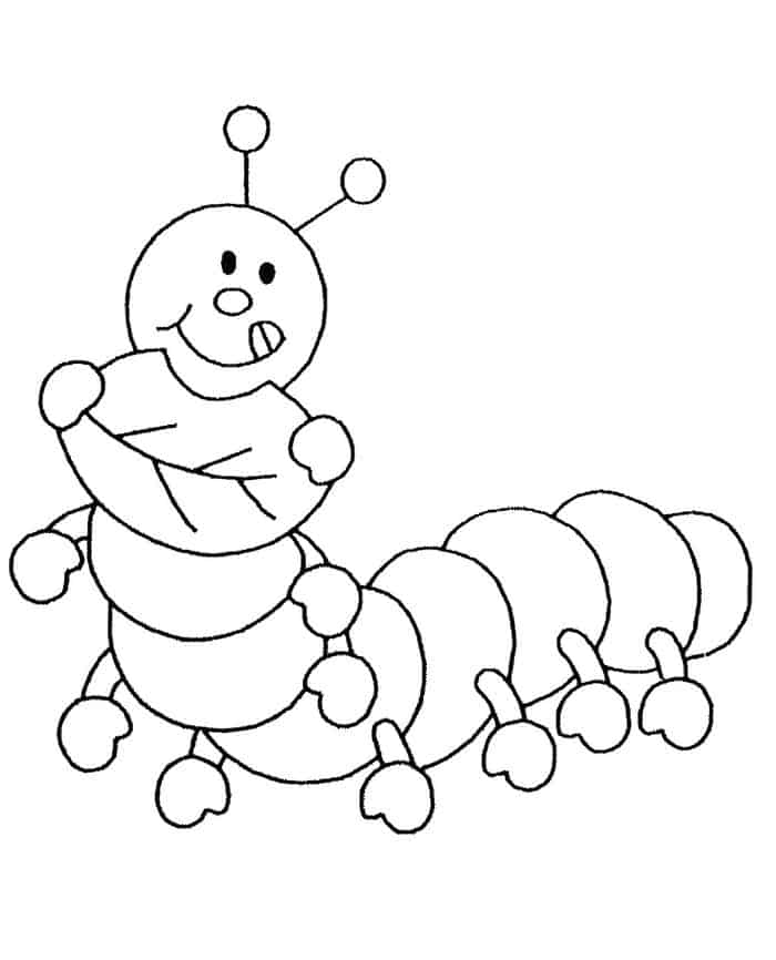 The Very Hungry Caterpillar Printable Coloring Pages
