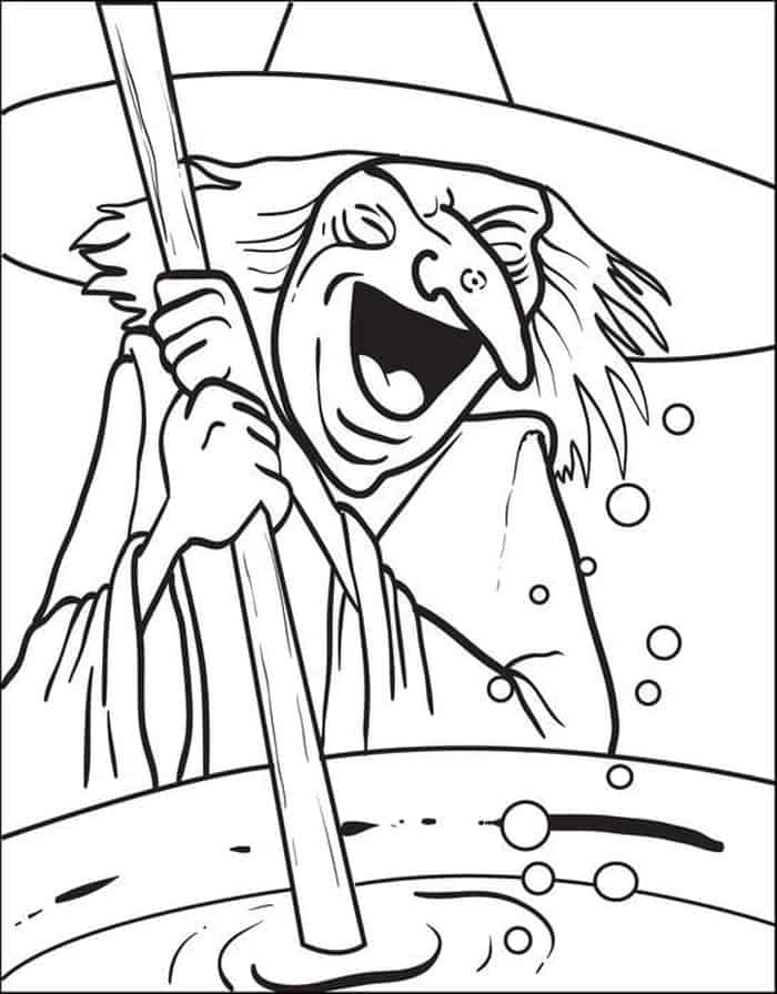 Witch Arms Coloring Pages