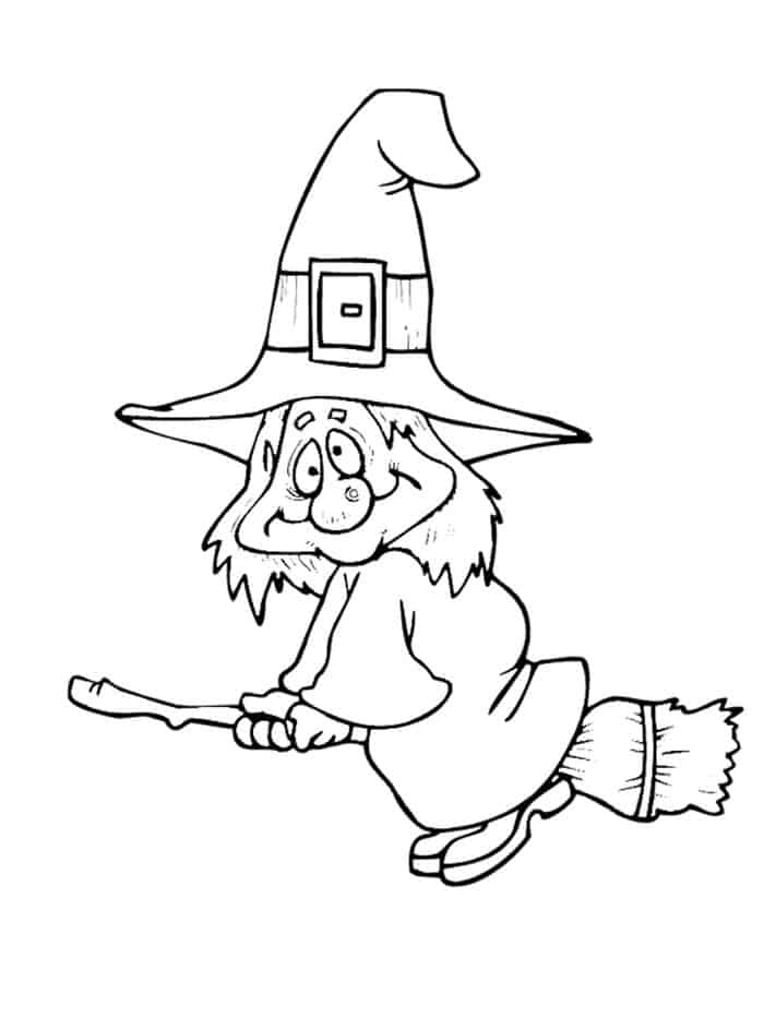 Witch Coloring Pages To Print