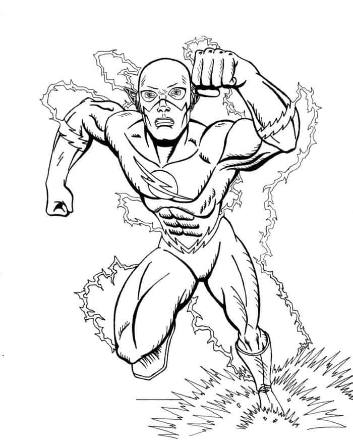 Zoom The Flash Series Coloring Pages