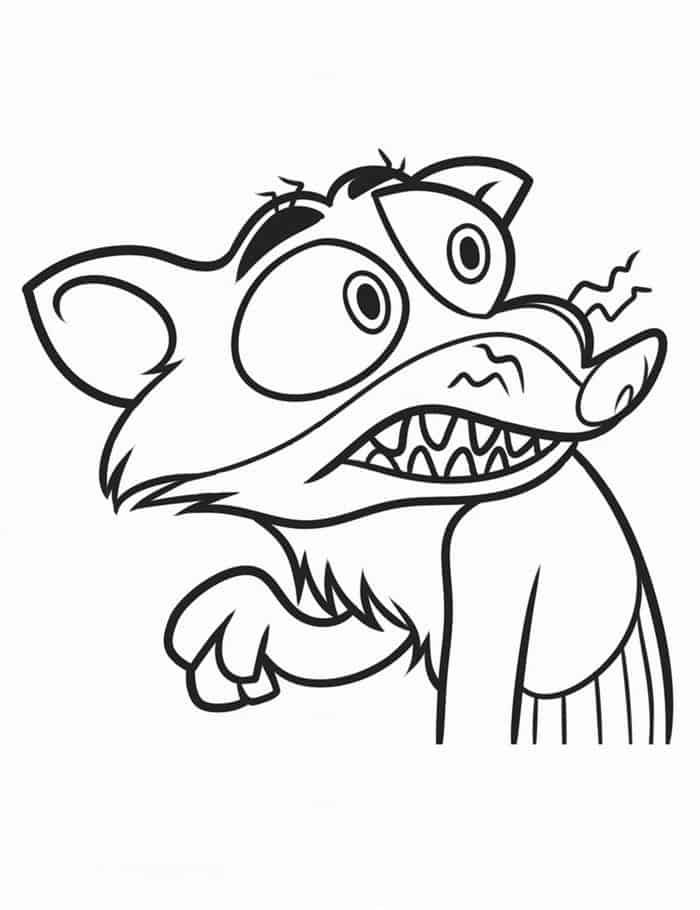 Zootopia Coloring Pages Duke Weaselton