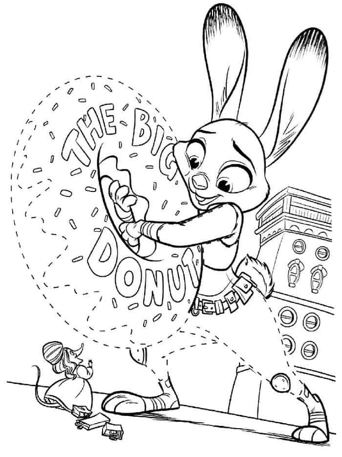 Zootopia Coloring Pages Printable