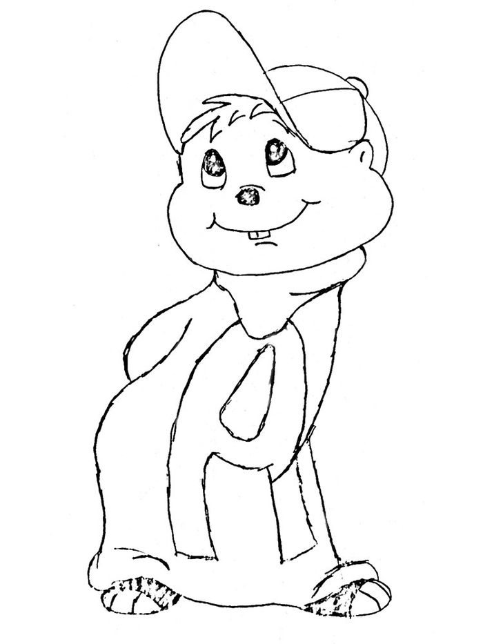 Alvin And The Chipmunks Adventure Coloring Pages