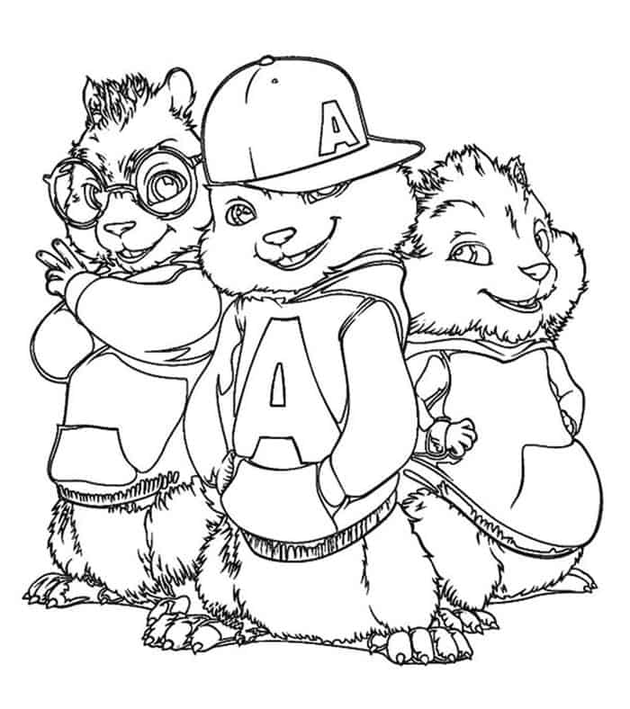 Alvin And The Chipmunks Chipwrecked Coloring Book Pages