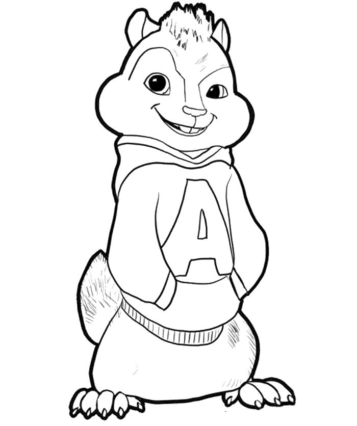 Alvin And The Chipmunks Coloring Pages Eleanor
