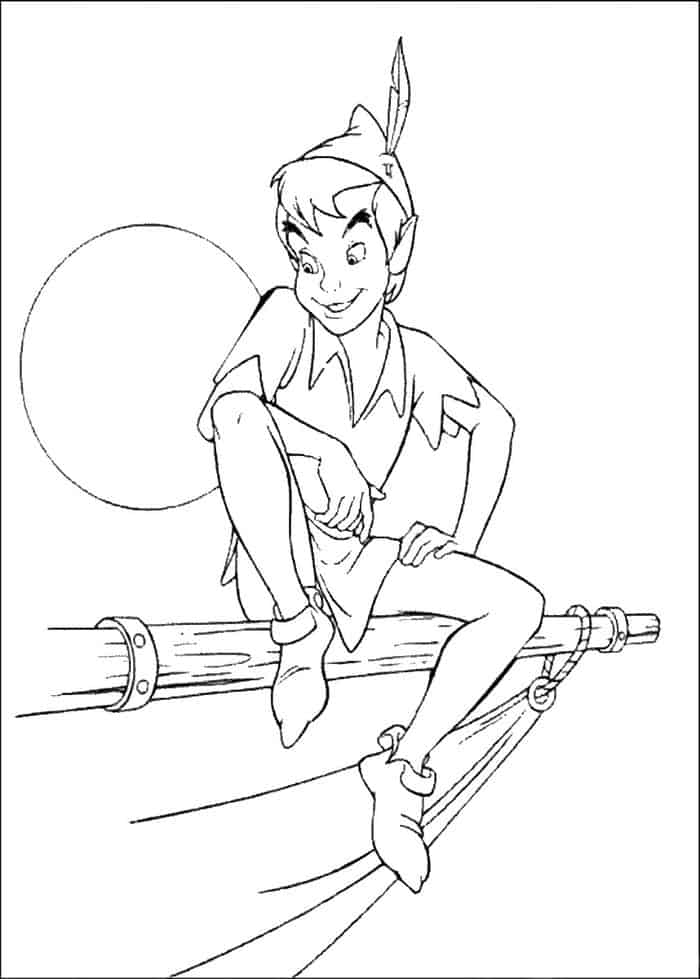 Awesome Disney Peter Pan Coloring Pages