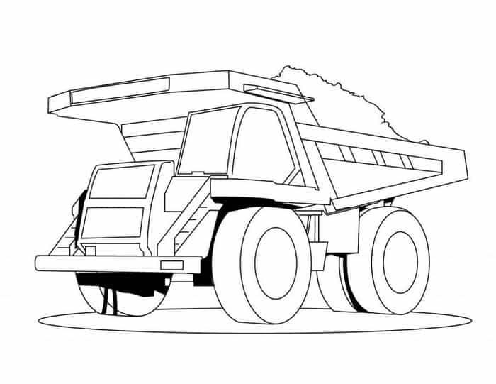 Big Truck Coloring Pages