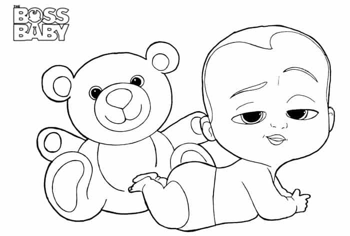 Boss Baby Coloring Pages Fart