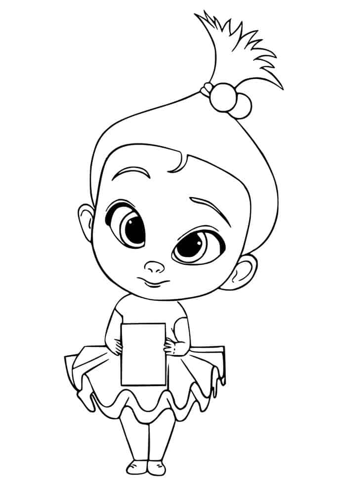Boss Baby Girl Coloring Pages