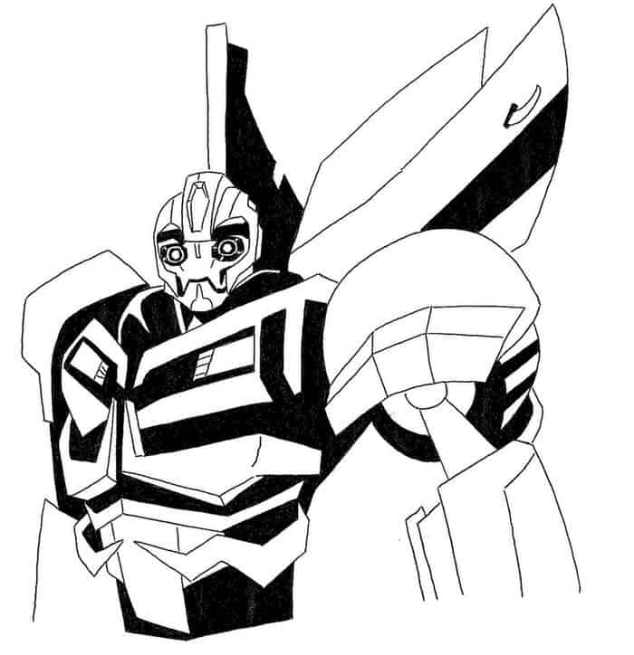 Bumblebee Printable Coloring Pages