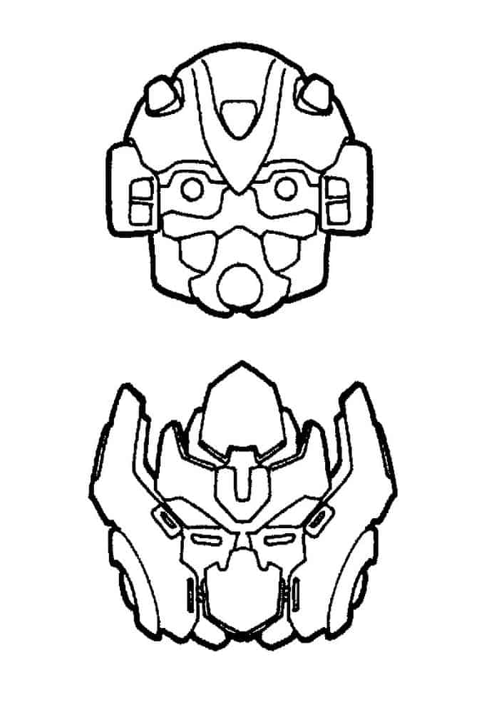 Coloring Book Pages Transformer Bumblebee