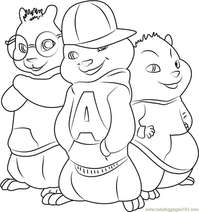 Coloring Pages Alvin And The Chipmunks